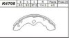 DAIHA 449687309 Brake Shoe Set